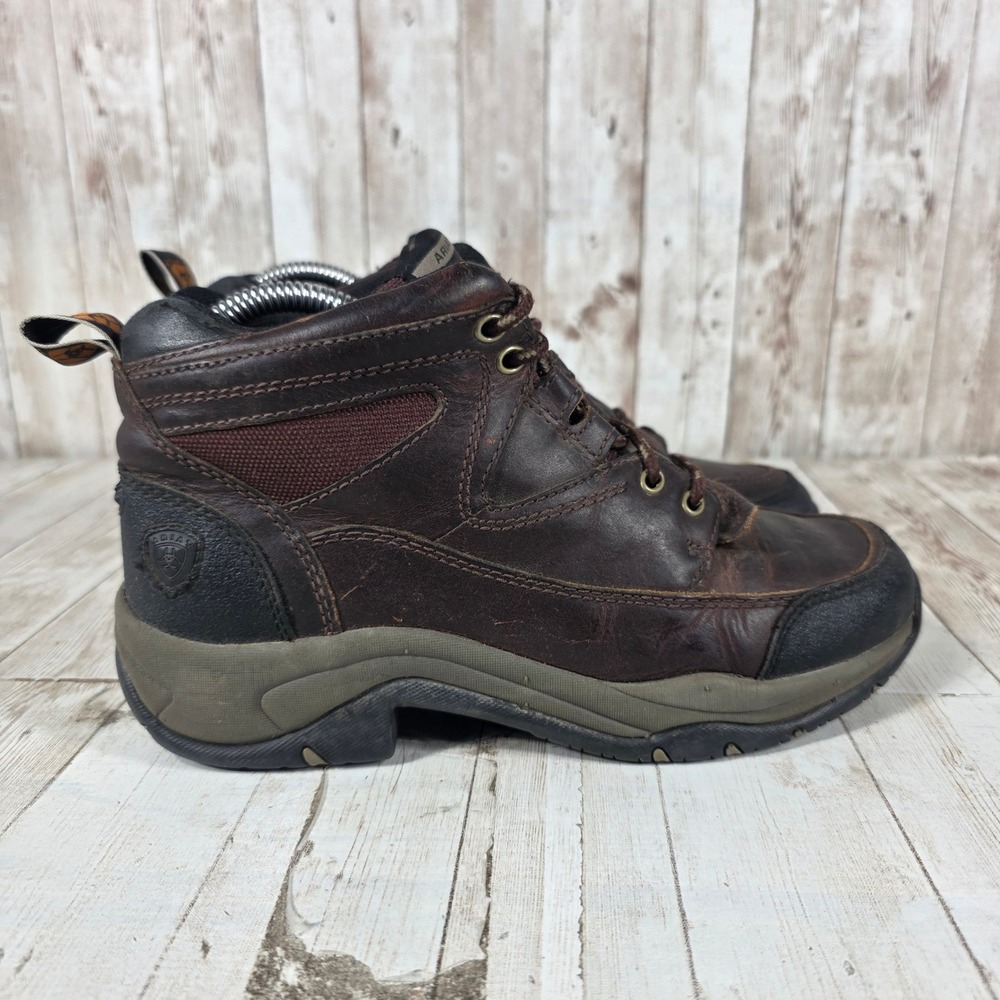 Ariat Telluride II H2O Womens 6.5B Dark Brown Leather Waterproof Hiking‎ Boots